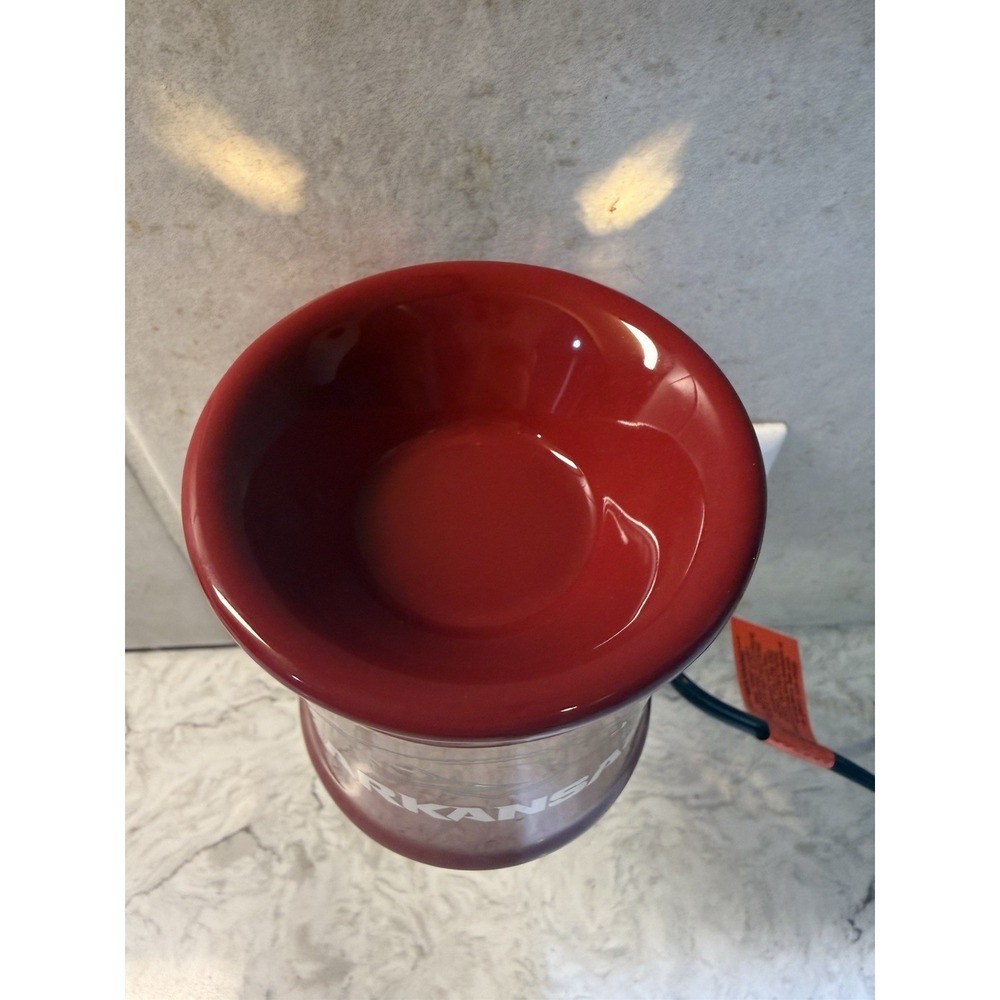 Arkansas Razorbacks Scentsy Plug-In Wax Warmer – NCAA Hog Logo – Red - Picture 3 of 6